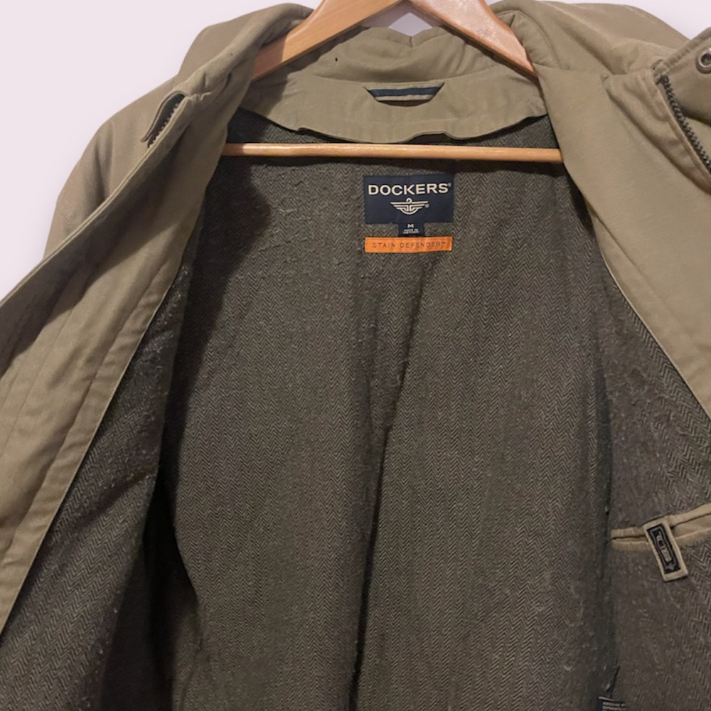 Dockers Mens Stain Defender Tan Jacket - Picture 3 of 4